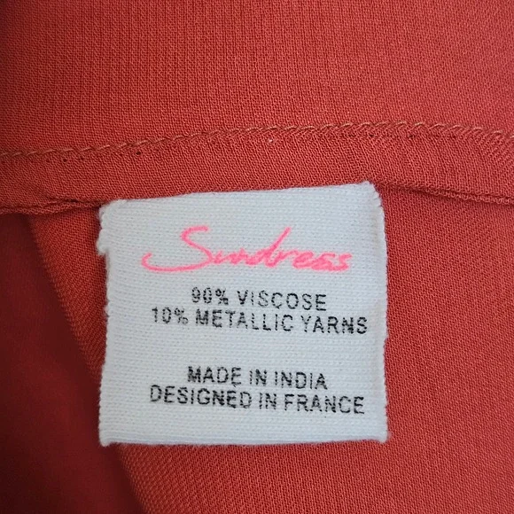 Sundress REVOLVE Metallic Copper Halter Maxi Dress Plunging V-Neck Slit Bronze S - Picture 5 of 8